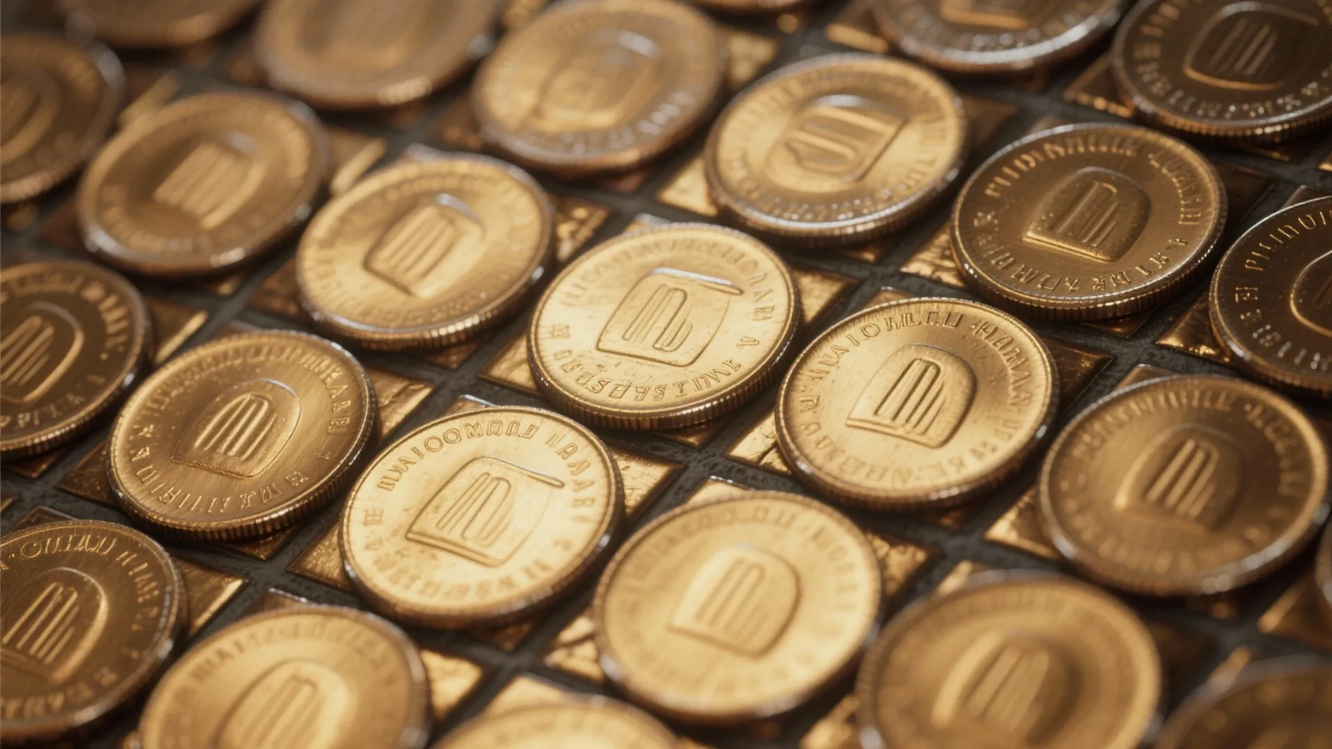 5. Metallic penny tiles