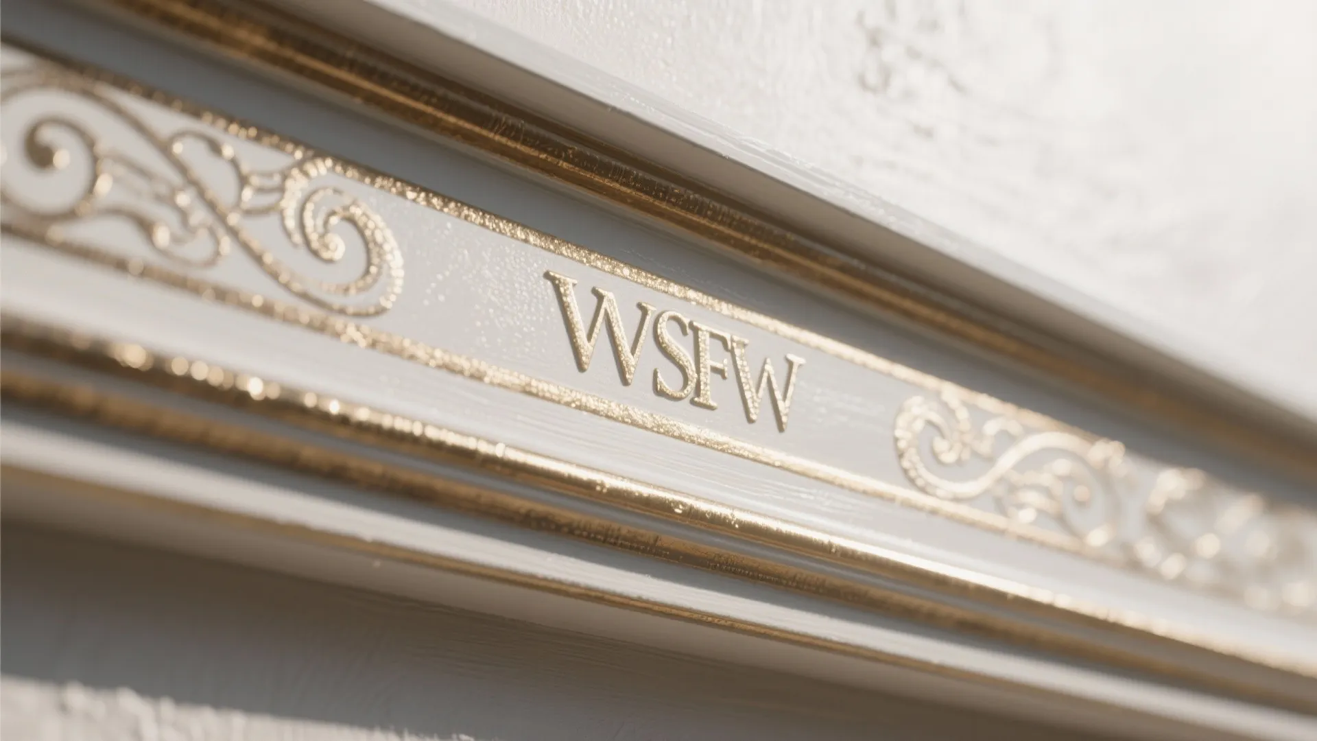 4. Durable and decorative: stencils or metallic glaze in moderation