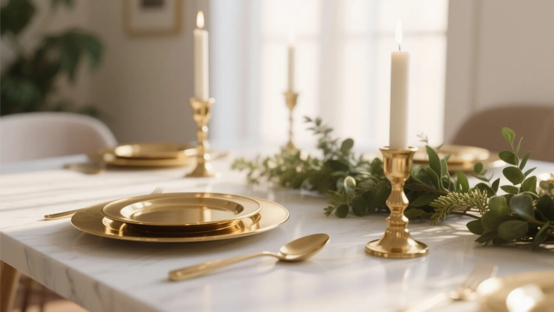 3. Mix in Metallic Touches