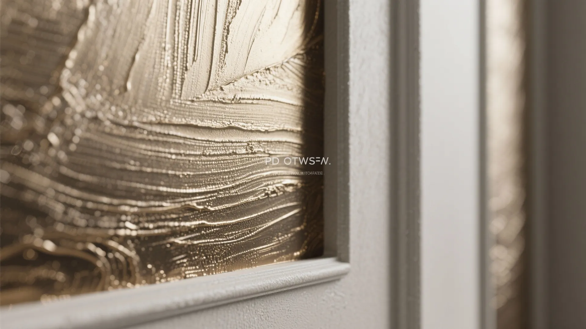 Metallic Texture Panels with Matte Framing