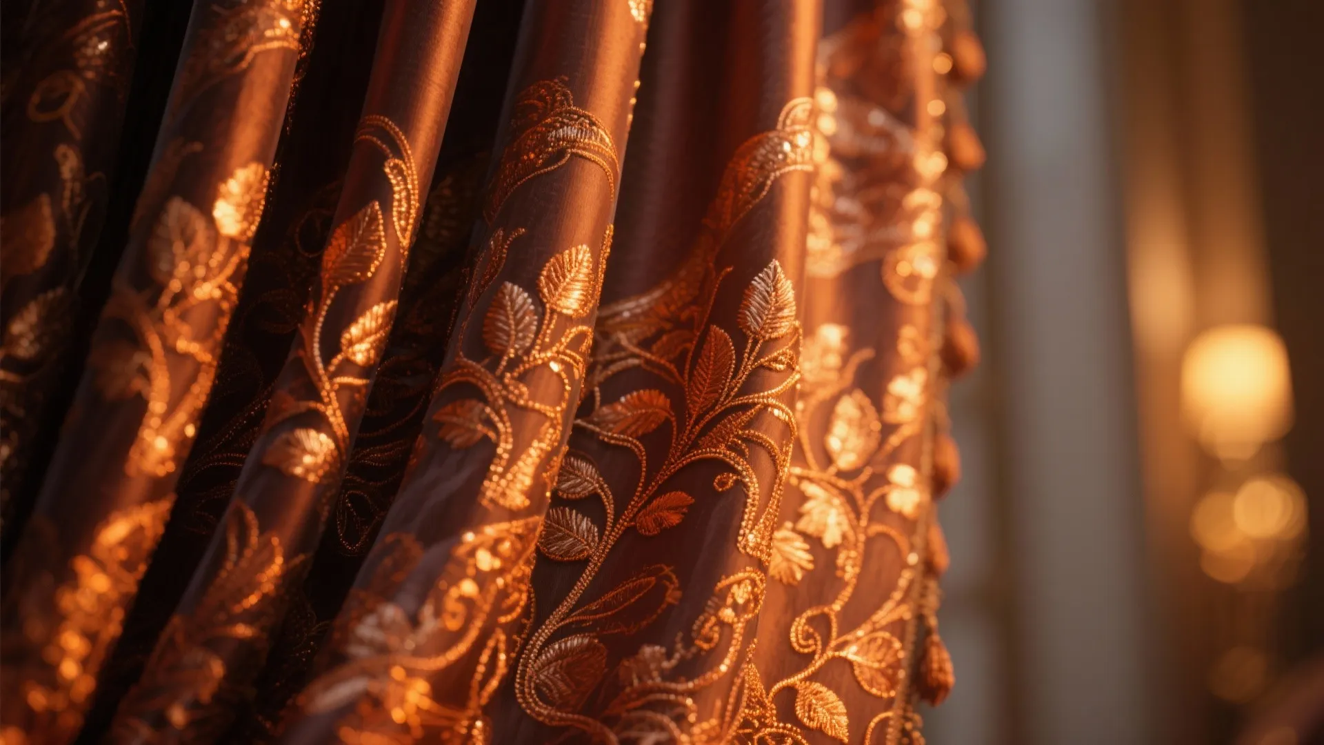 8. Metallic Thread Accents