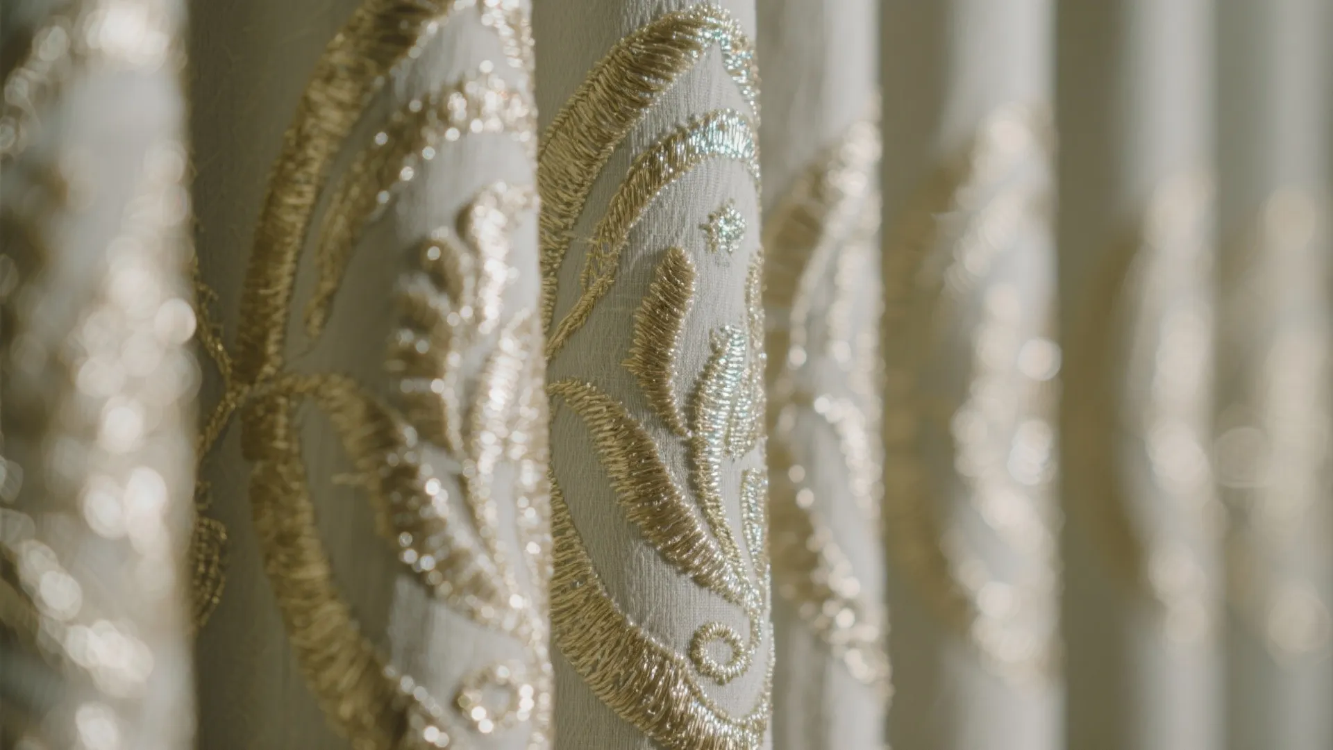 7. Metallic Thread Accents