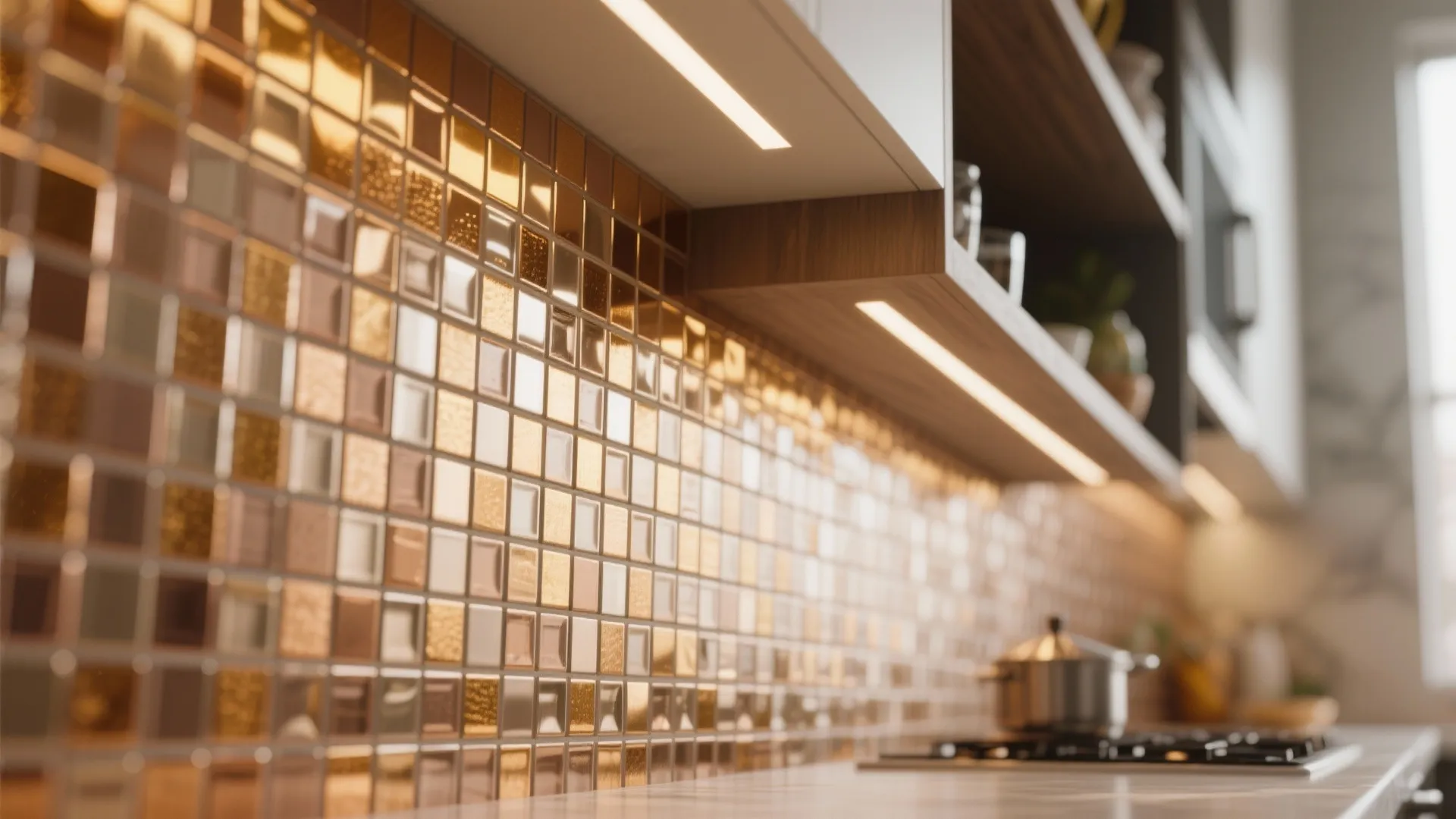 10. Metallic or Mirror Accents