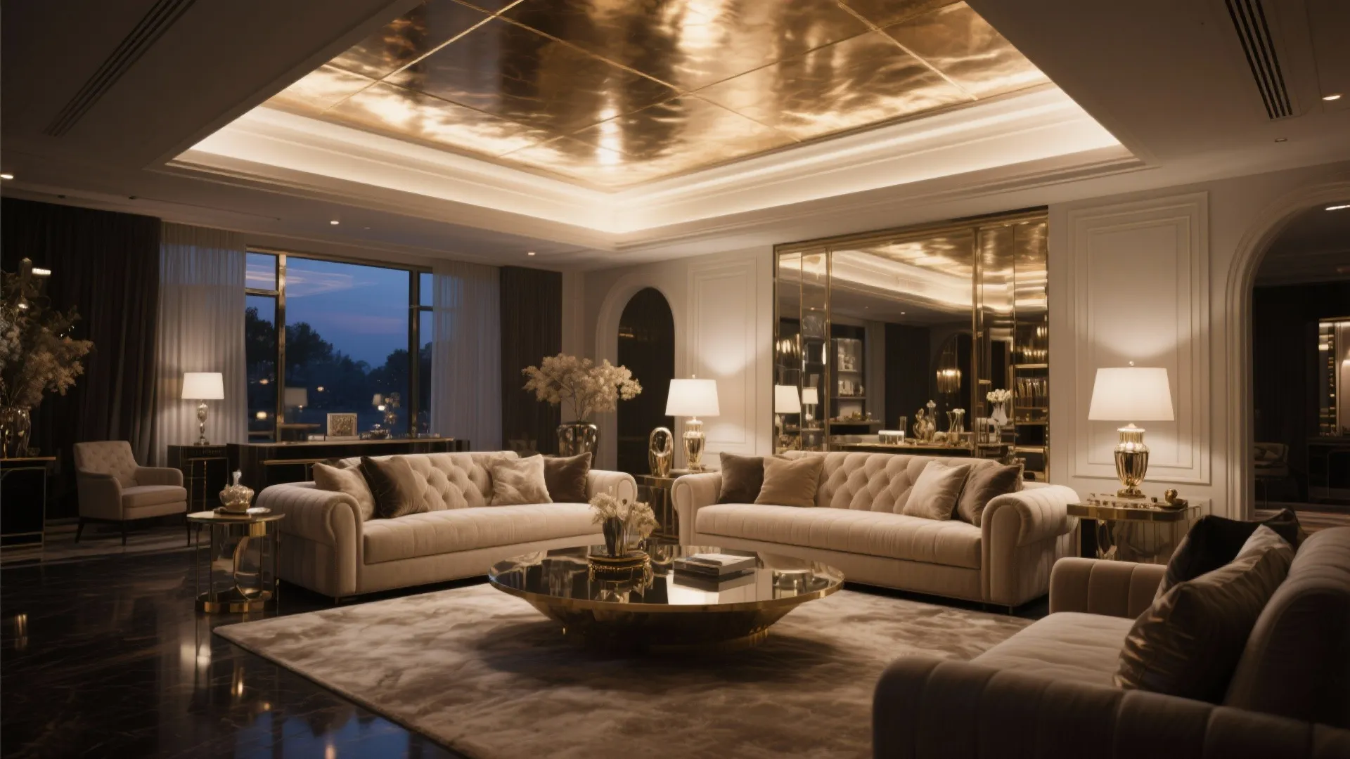 10. Metallic Sheen for Evening Glamour