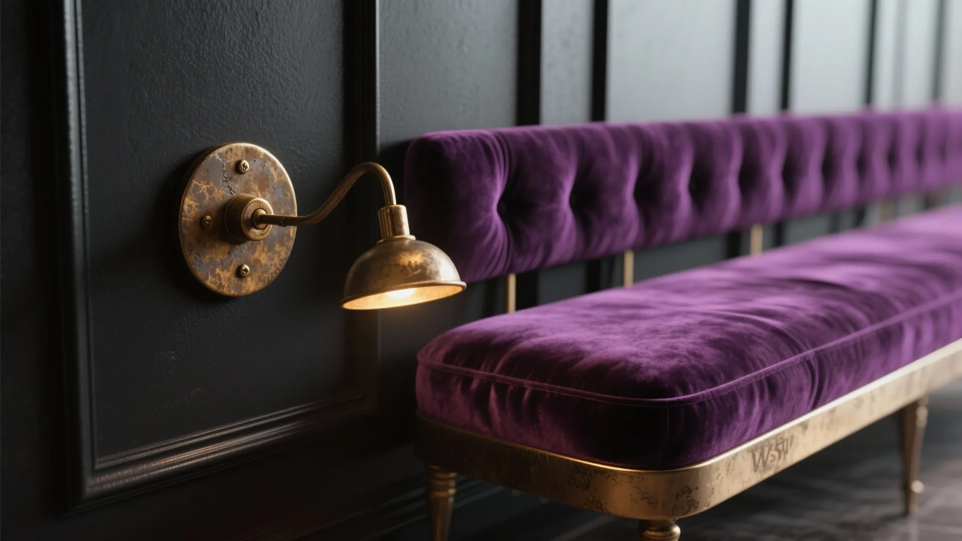 Inspiration 4: Metallic Accents and Velvet for Luxe Contrast