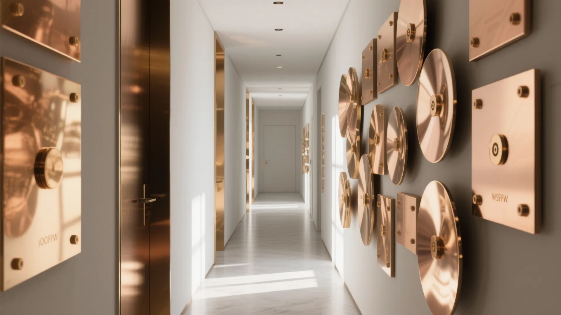 Metallic Wall Plate Arrangements