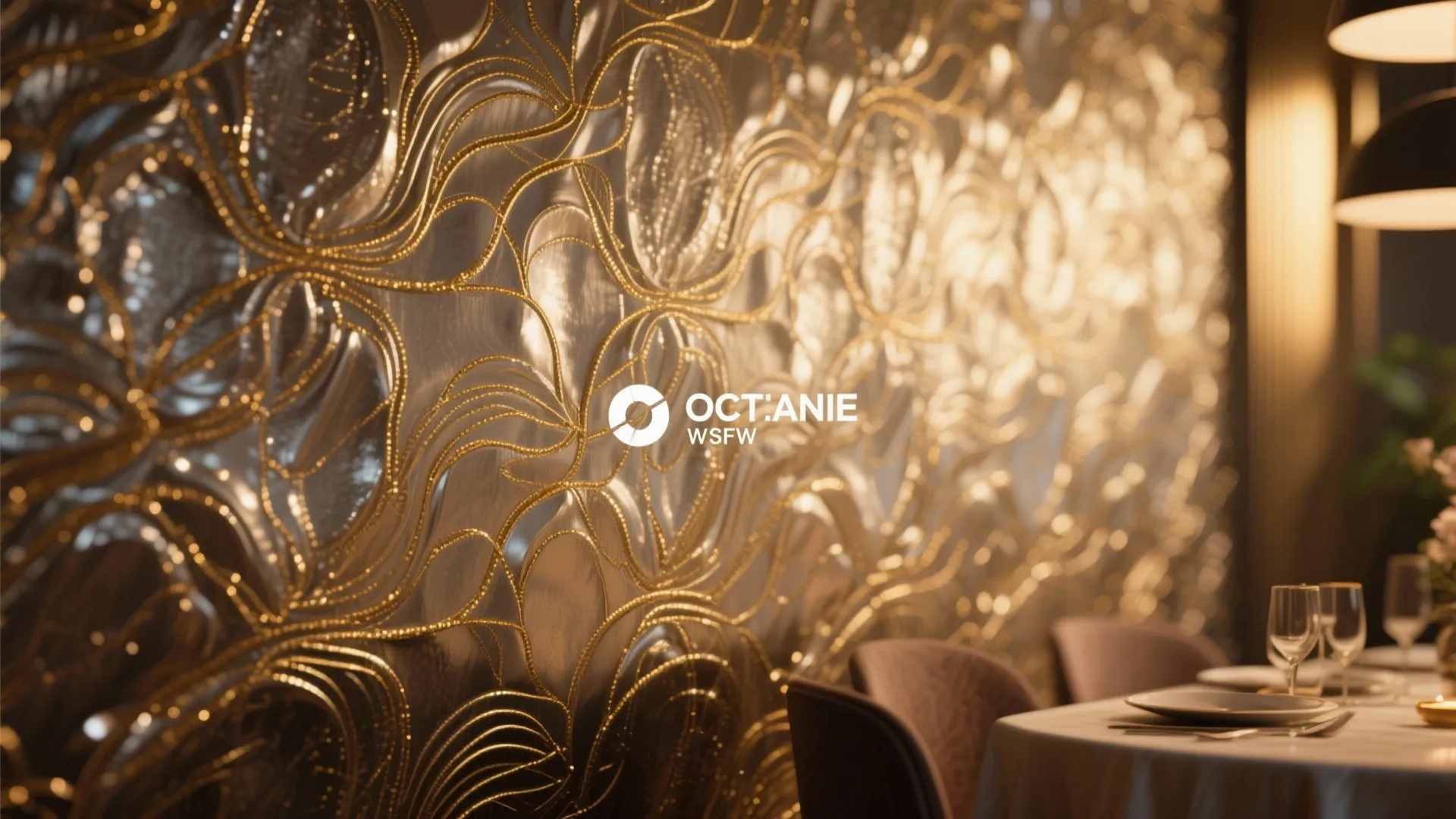 Metallic Accent Wallpaper