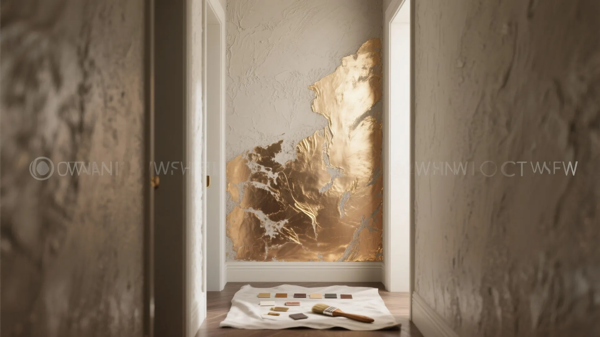 4. Metallic washes and texture