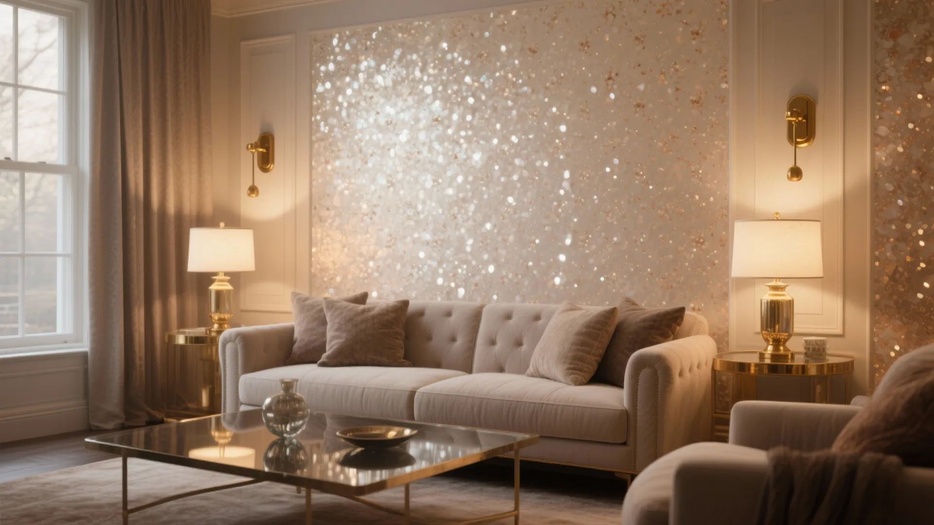 Metallic Sheen and Mica Flecks for Ambient Glow