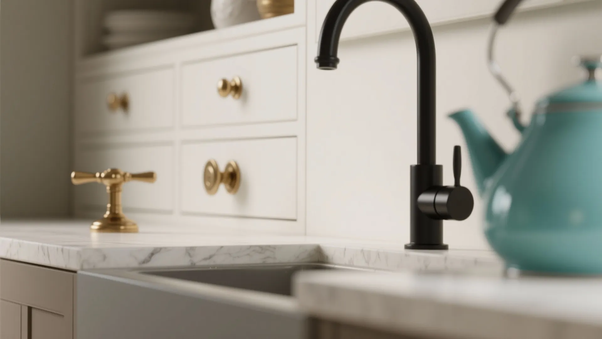 5. Soft Metals and Pops of Color