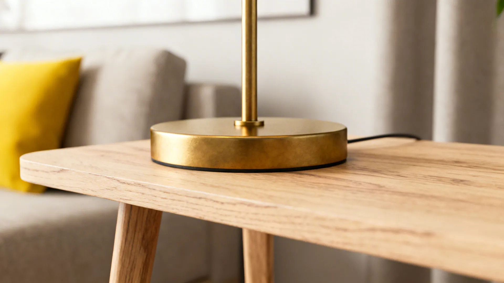 4. Introduce Metallics and Wood for Warmth