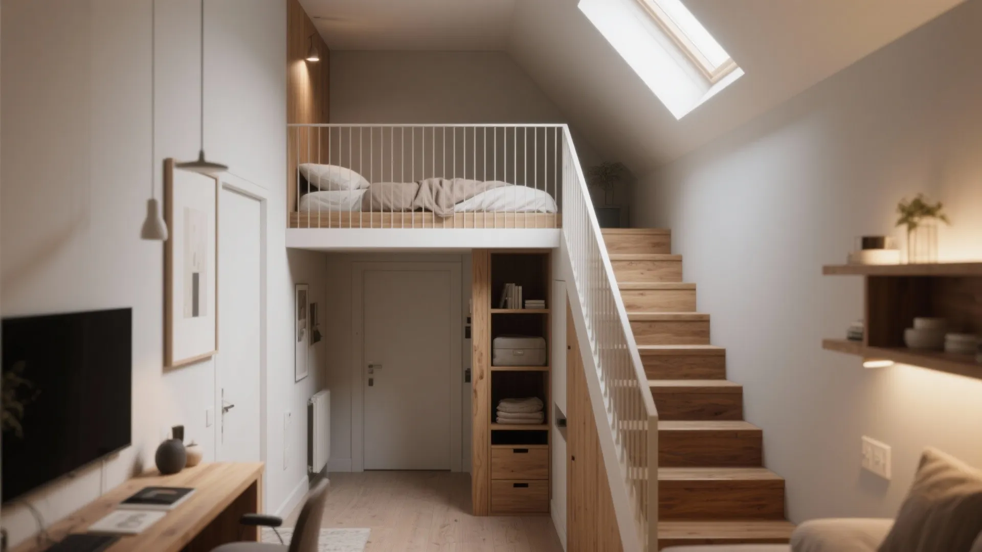 4. Split-level or mezzanine for added square footage