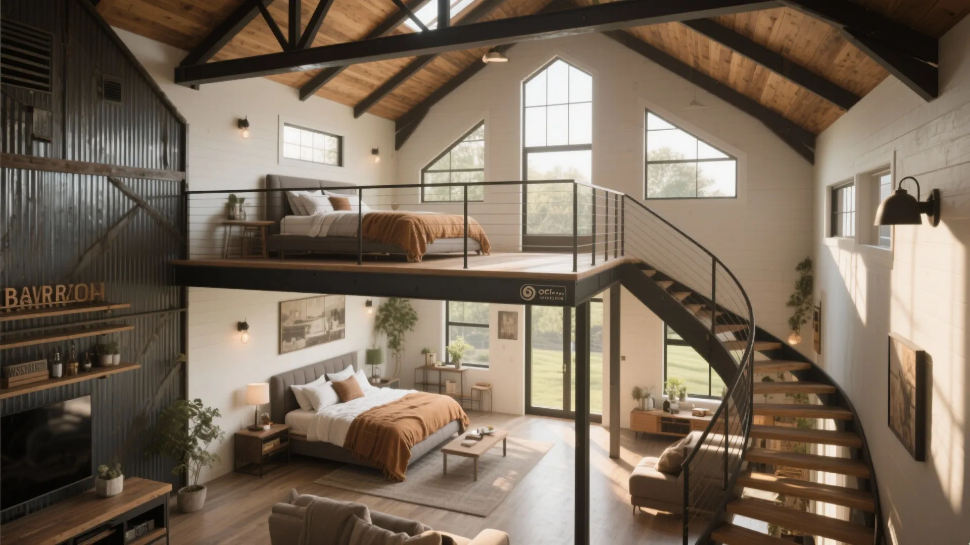 Lofted Master Above Secondary Suite