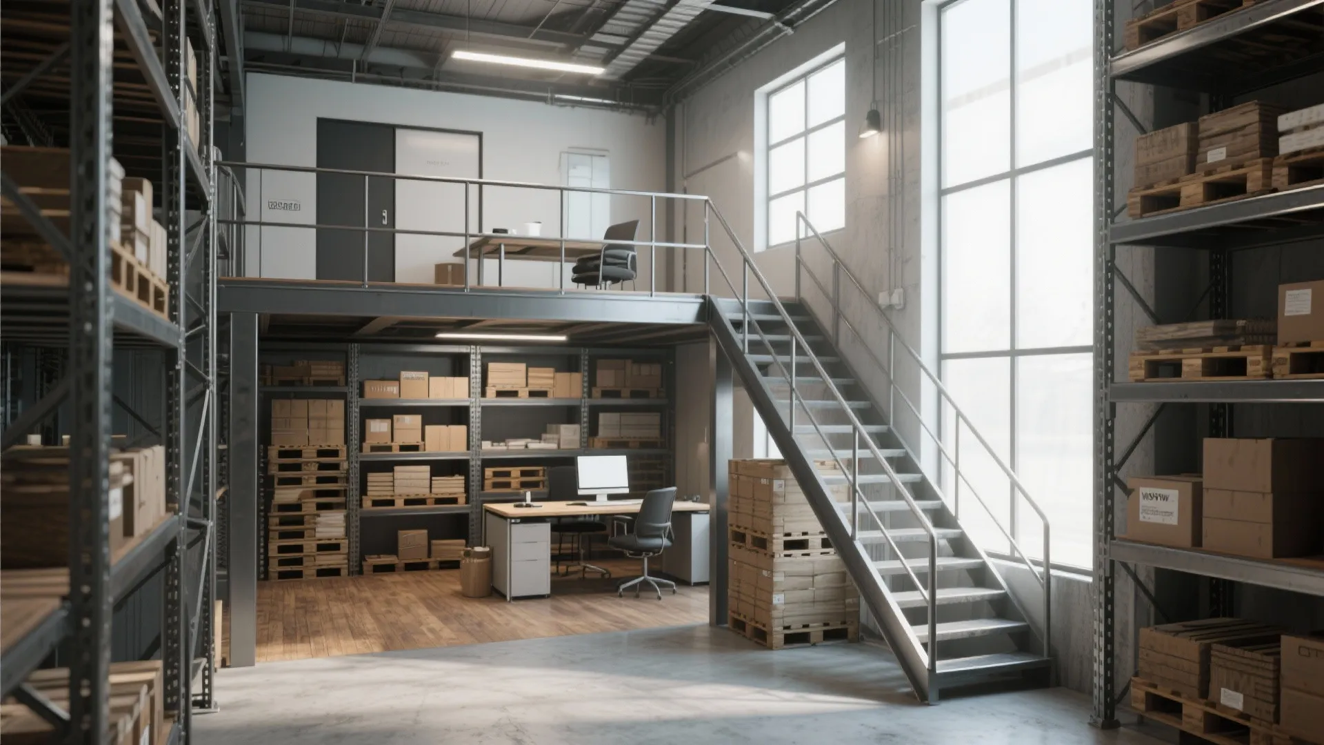 1. Build Up: Mezzanine and Vertical Storage