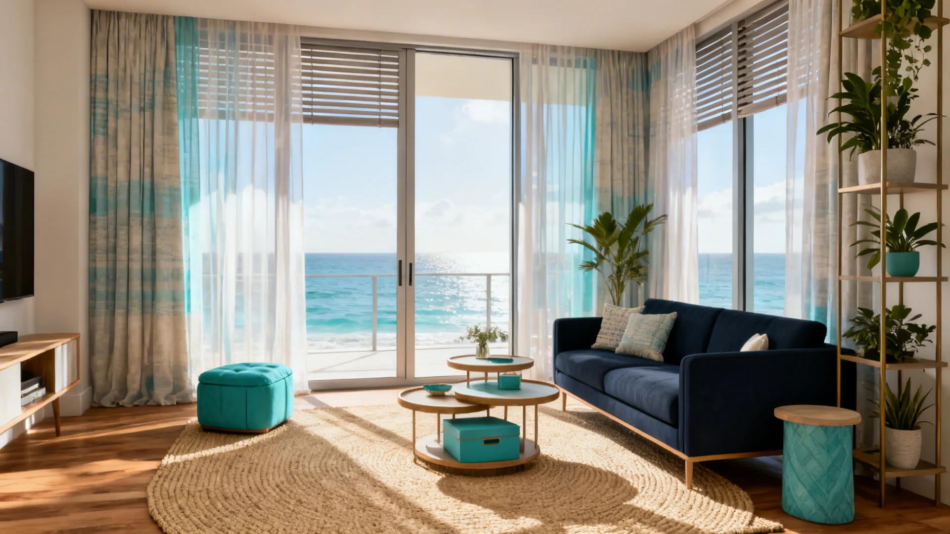 Living Room Miami Beach — 5 Small Space Design Ideas