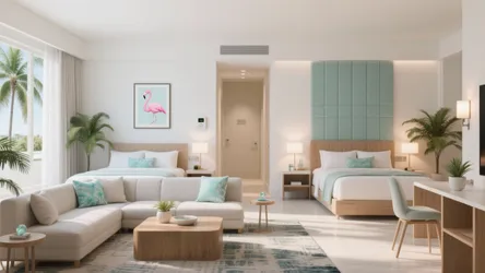 2 Bedroom Miami Suites Design Ideas