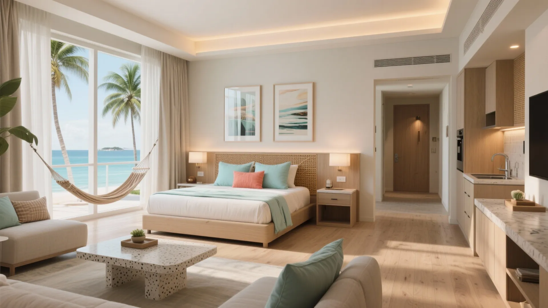 Miami 3-Bedroom Suite Ideas: Creative small-space solutions for 3-bedroom hotel suites in Miami