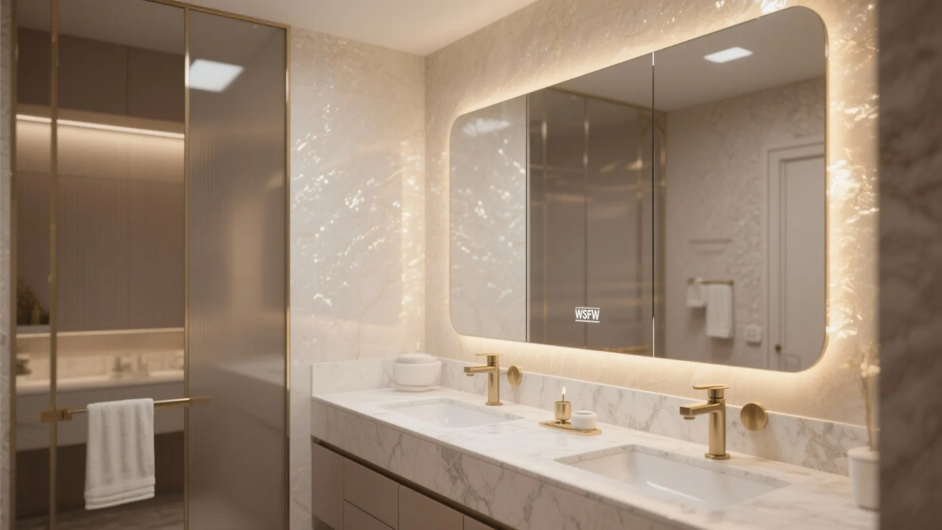 3) Bathroom-Safe Mica Walls