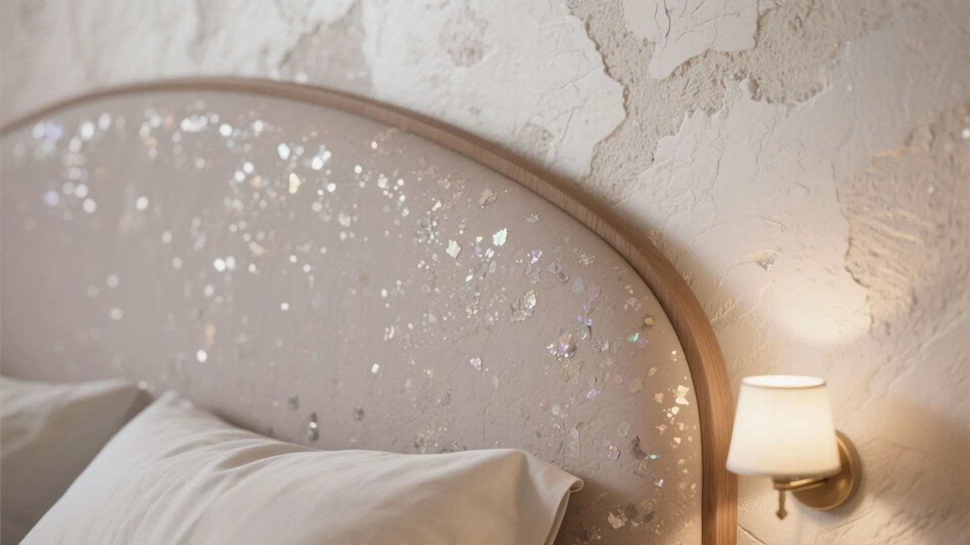 5) Mica Flake Plaster for Subtle Sparkle