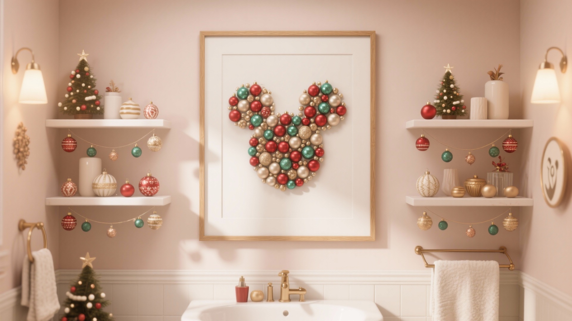 5 Disney Christmas Bathroom Decor Ideas