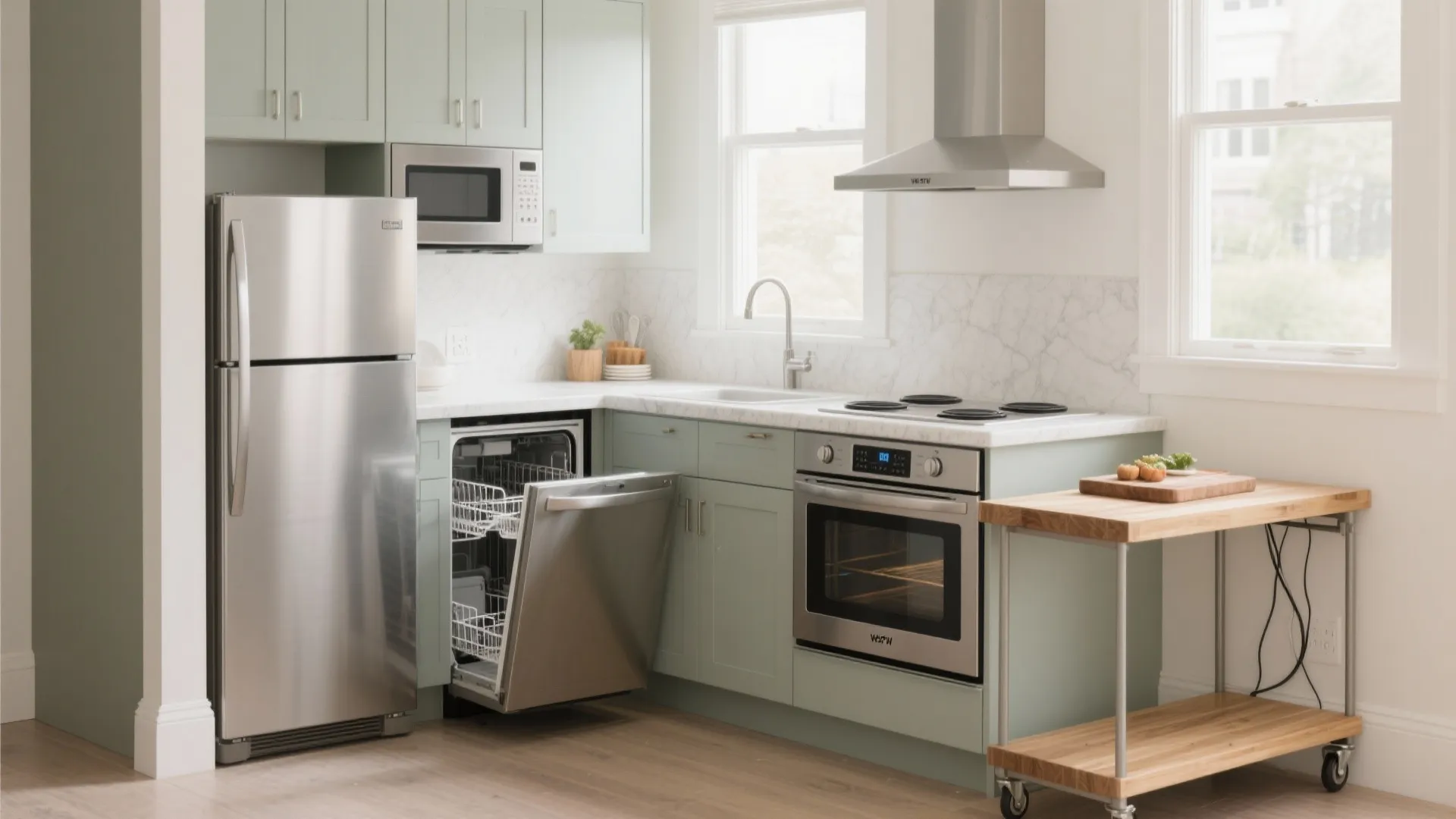 Idea 5: Go micro with appliances and add flexible furniture