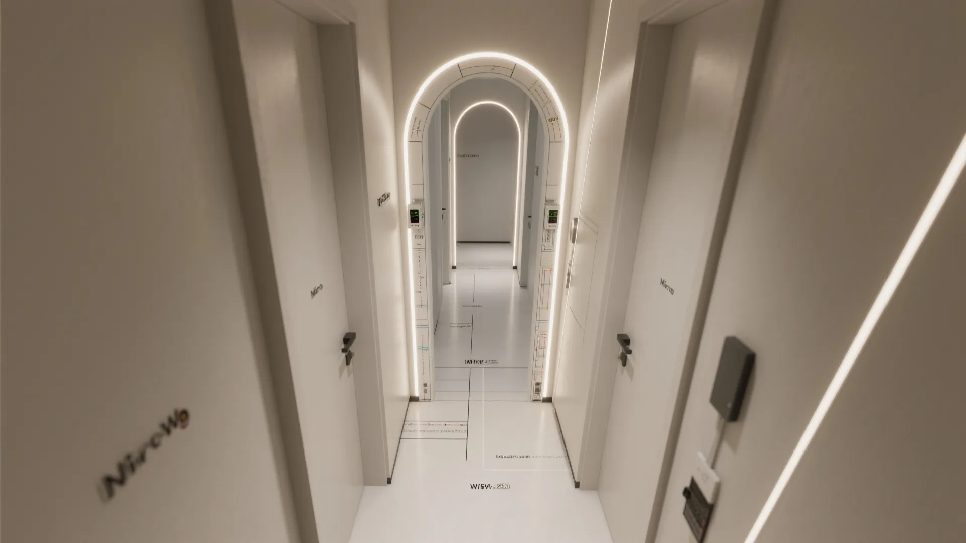 Micro-Arch with Integrated Lighting