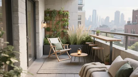 5 Apartment Patio Balcony Ideas from a Designer