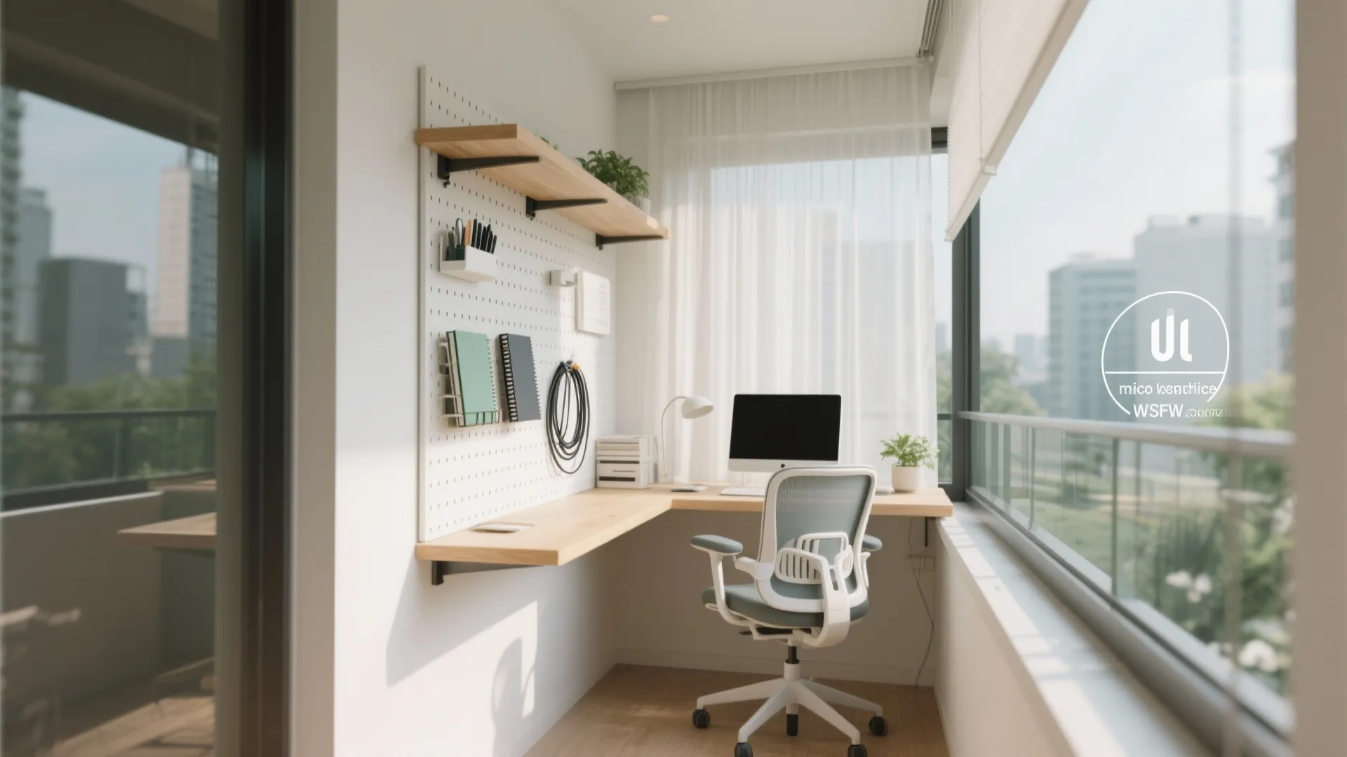 Micro Work-From-Balcony Niche