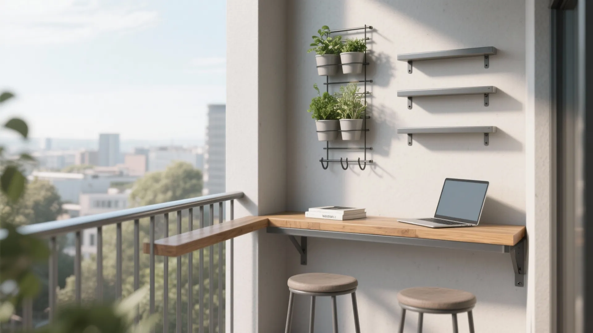 Vertical Storage Rail + Micro Bar Counter