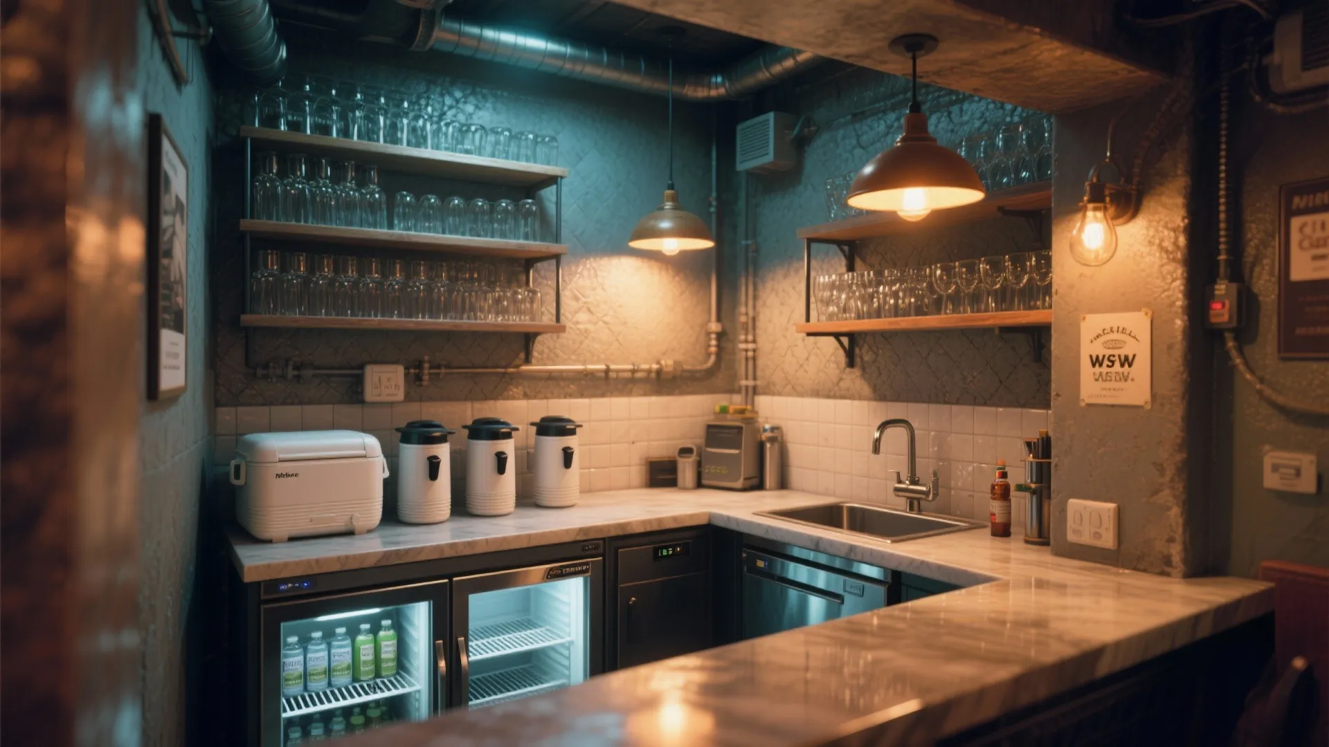 4. Micro-Bar and Beverage Stations