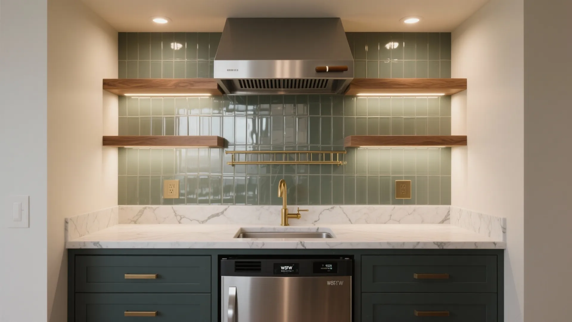 A micro bar wall that actually fits