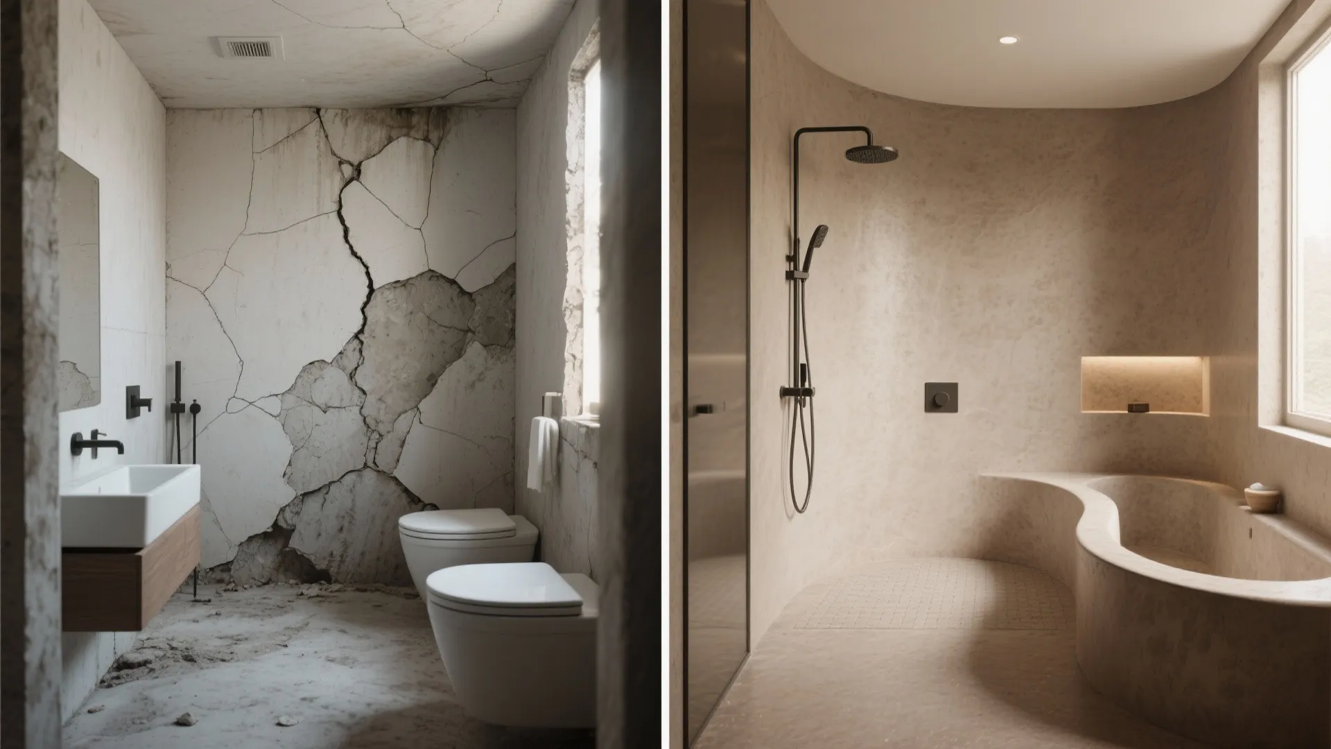 4. Micro-cement for a continuous, spa-like surface