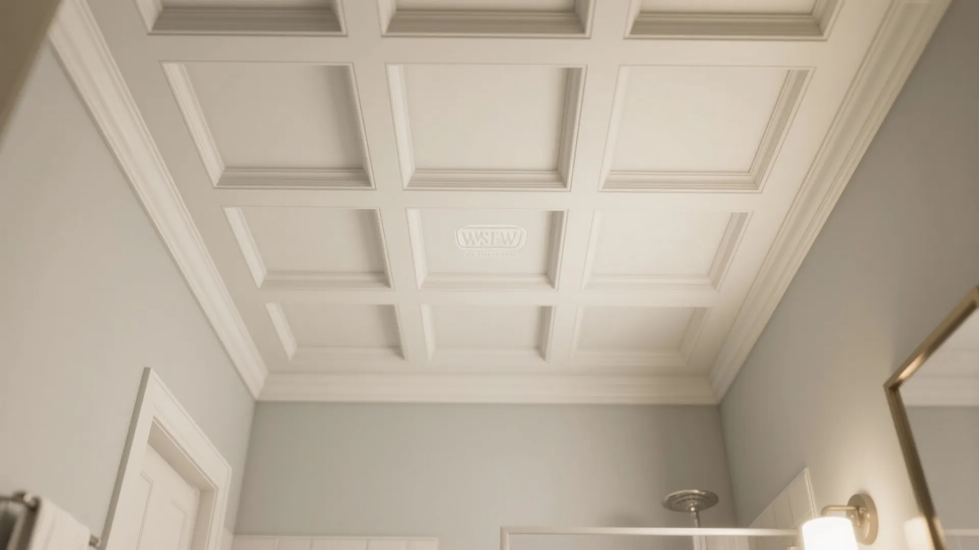 Idea 3: Micro-Coffers with Two-Tone Paint