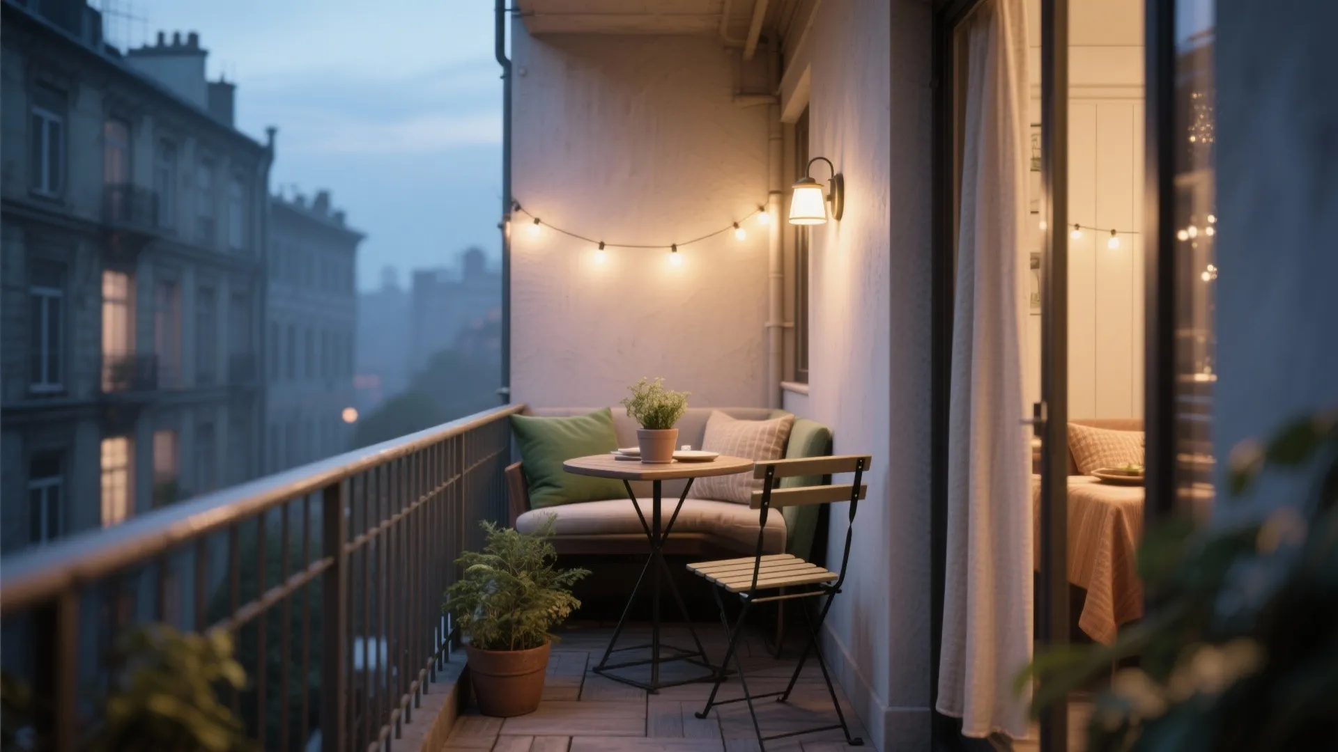 5. Micro-dining nook for two