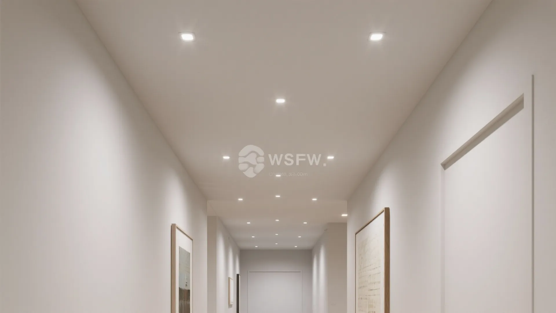 4) Seamless Ceiling With Recessed Micro-Downlights