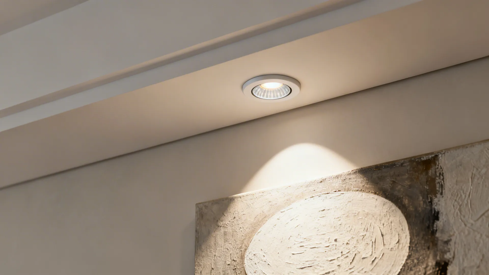 Perimeter tray with micro-downlights