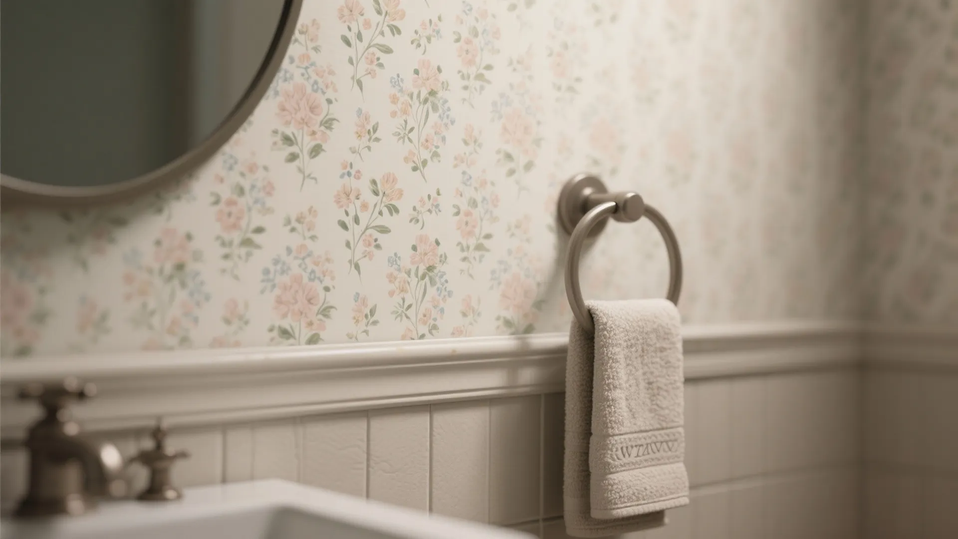 2. Small-Scale Floral for Gentle Texture