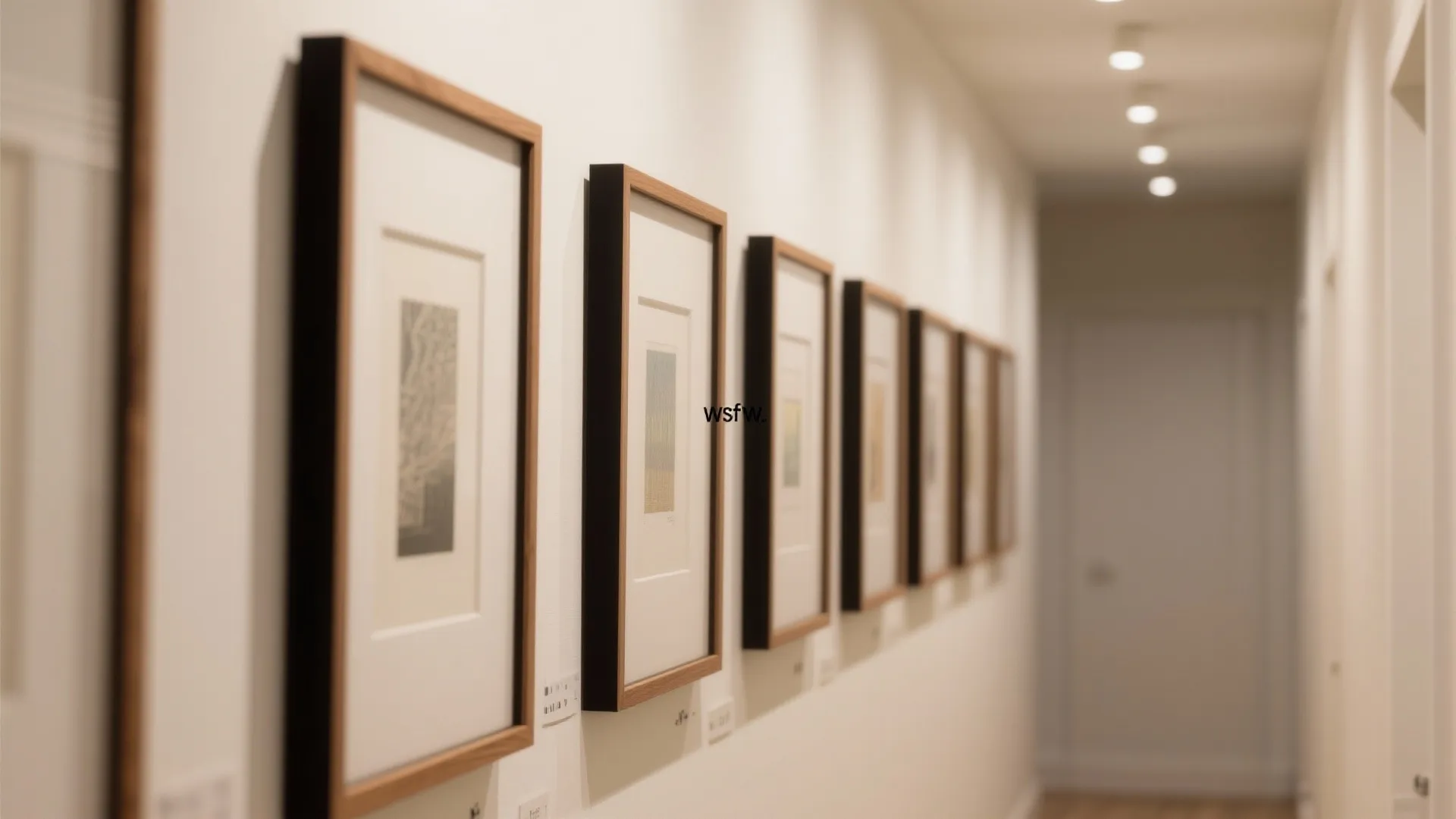 Micro Gallery Wall with Cohesive Frames