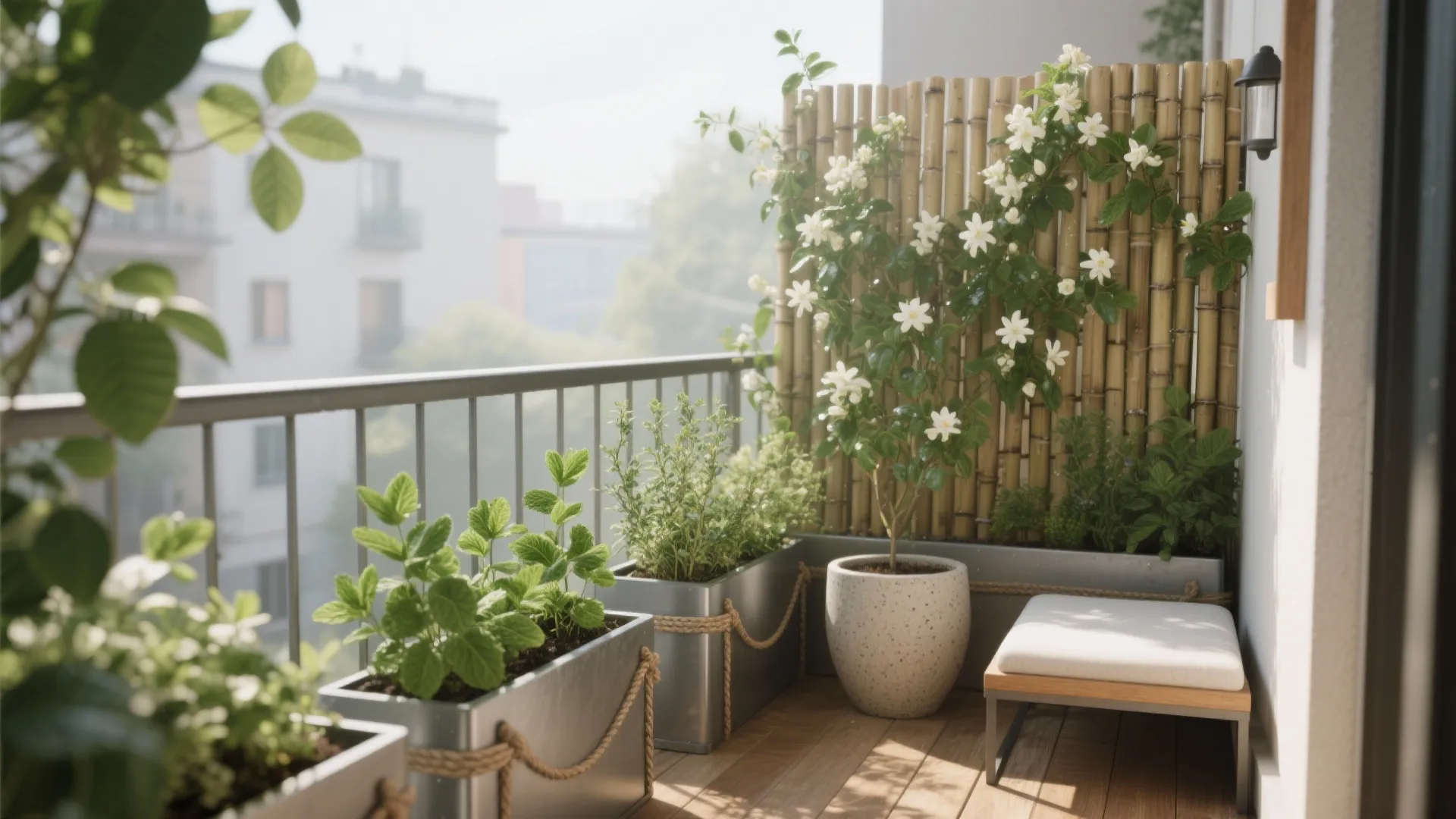 A micro garden for well-being and privacy