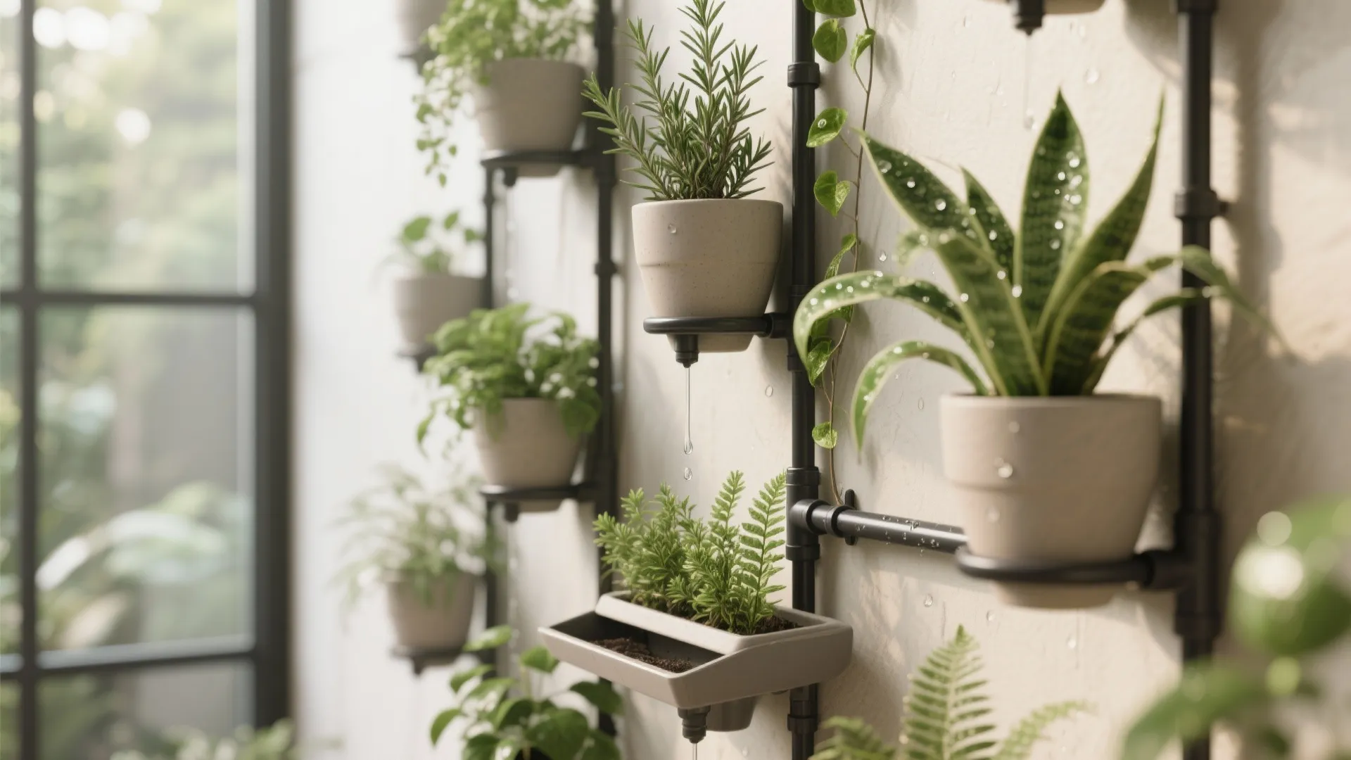 Green Micro‑Garden with Integrated Irrigation