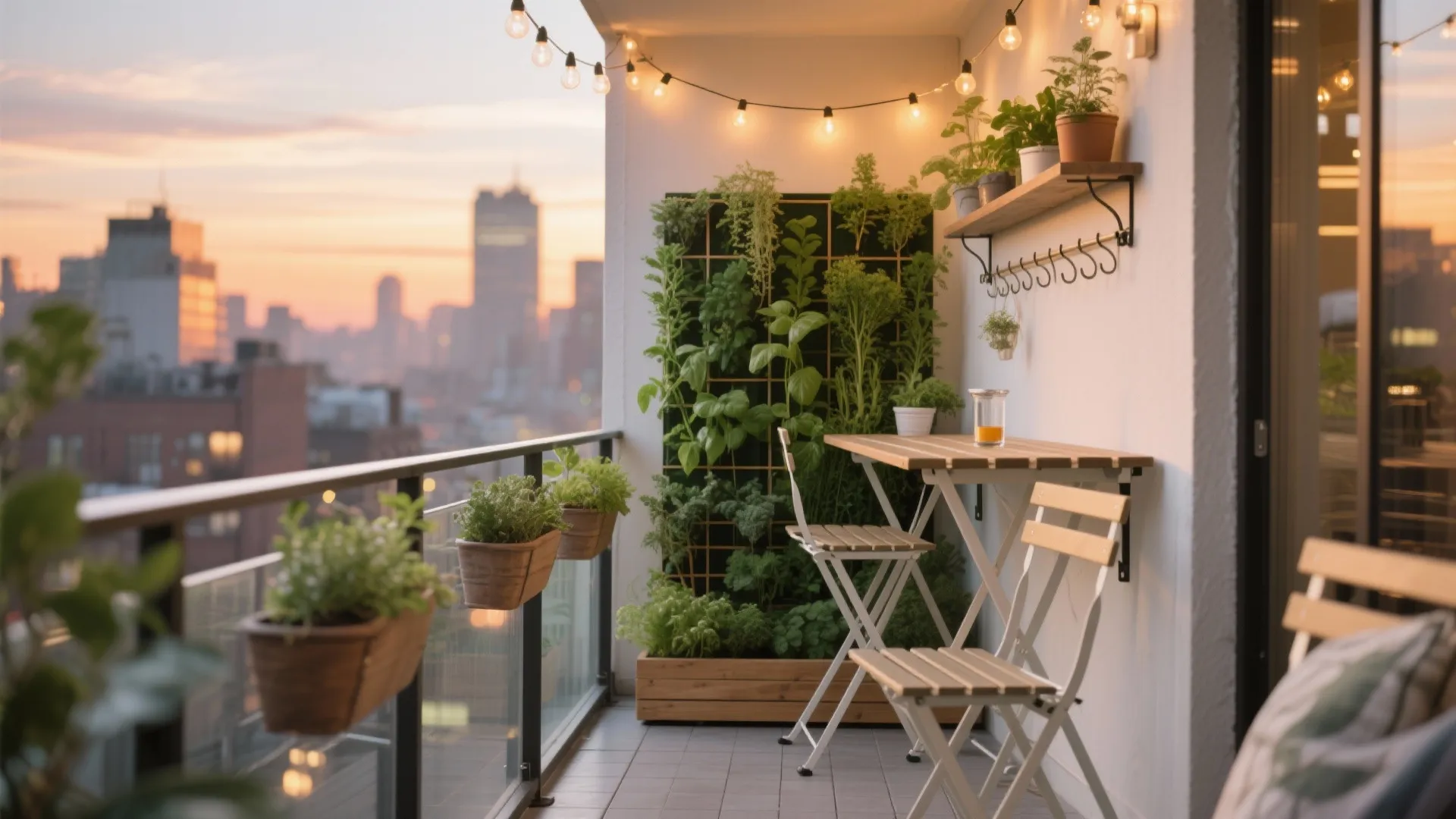 Micro-Garden and Foldaway Pieces for a True Outdoor Room