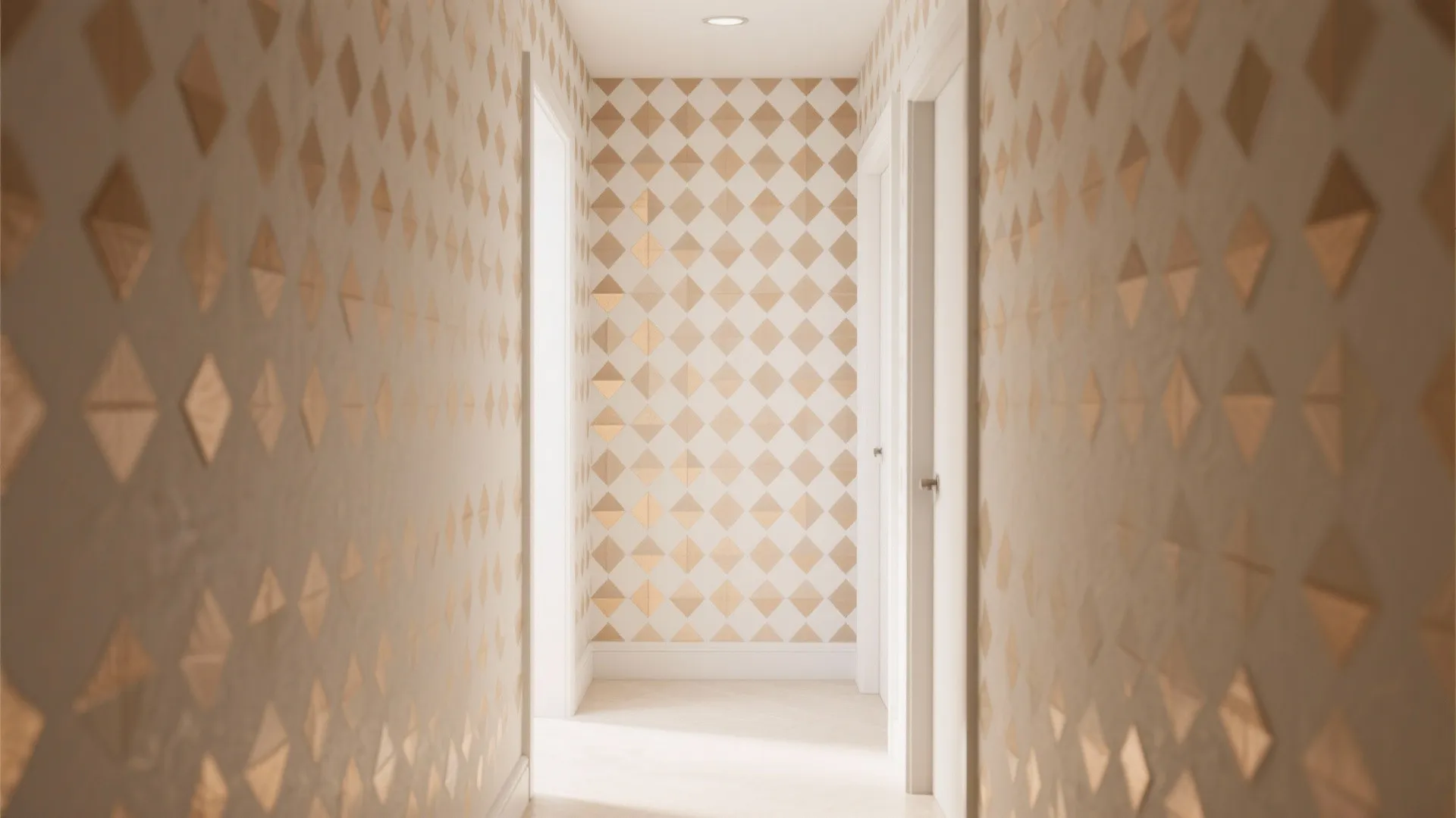 Micro-Geometry with Painter’s Tape (Minimalist Patterns)