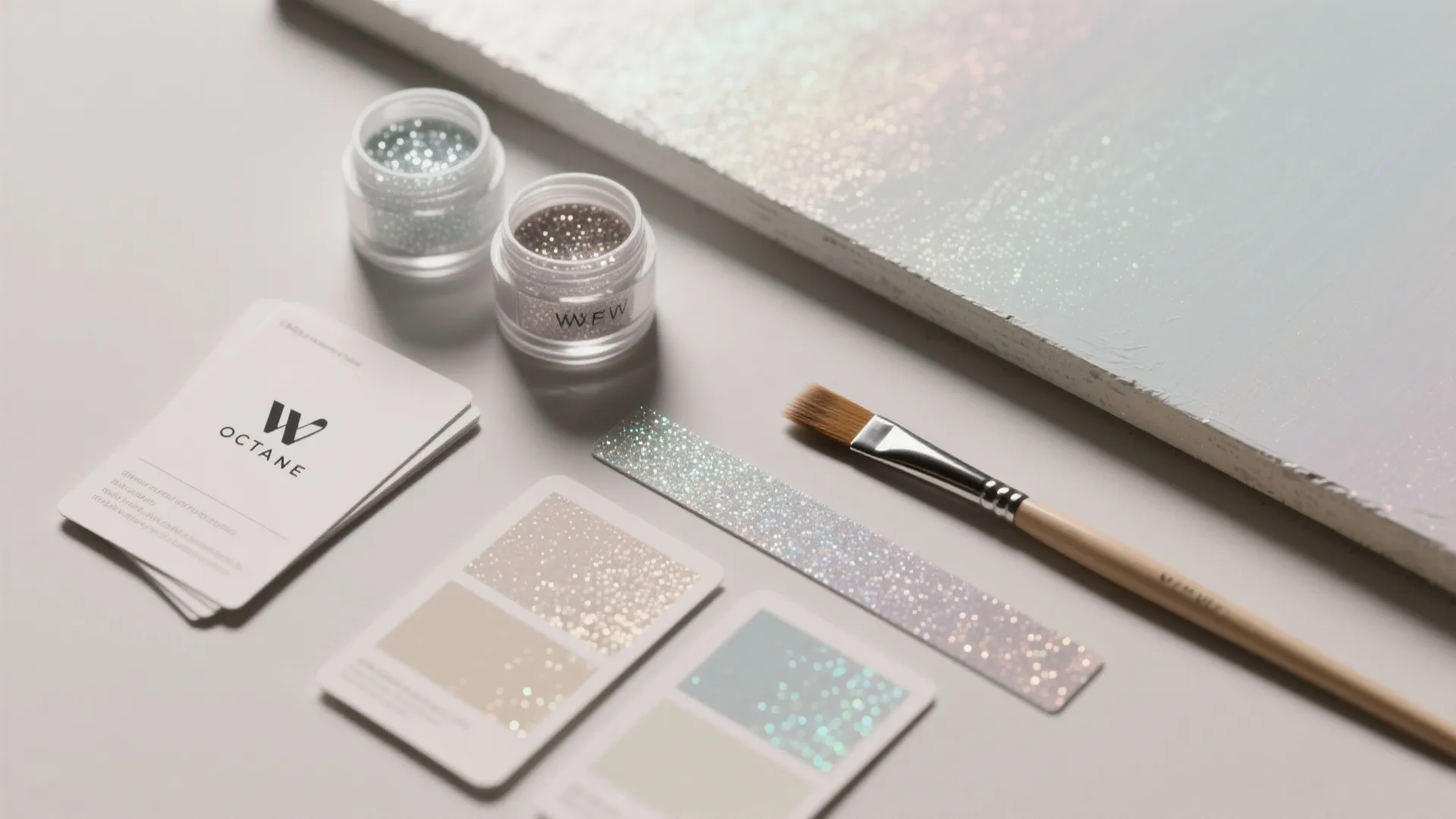 5. Mix Micro-Glitter into Paint for an All-over Sheen