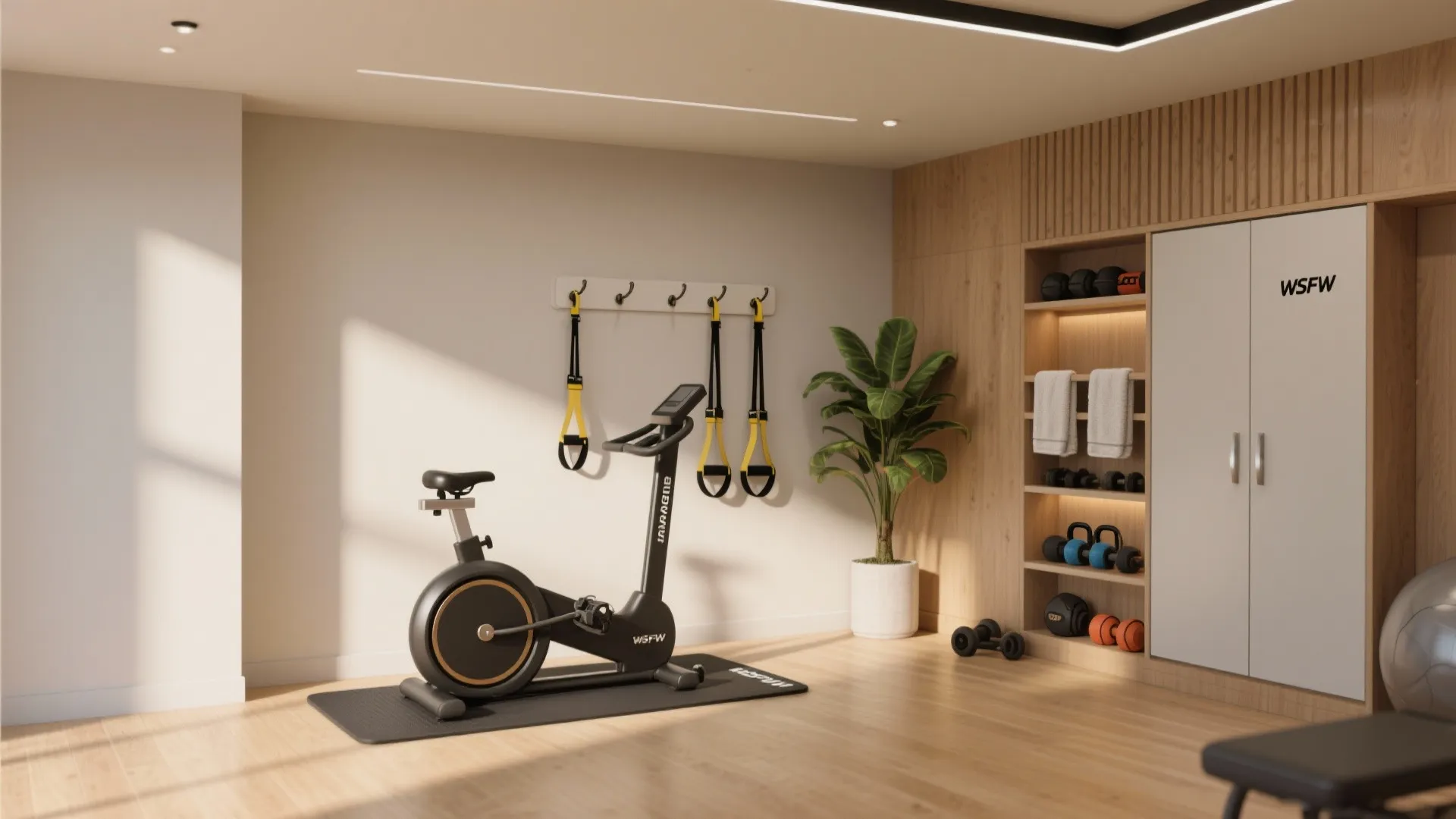 Idea 5: Integrate into a dedicated micro-gym corner