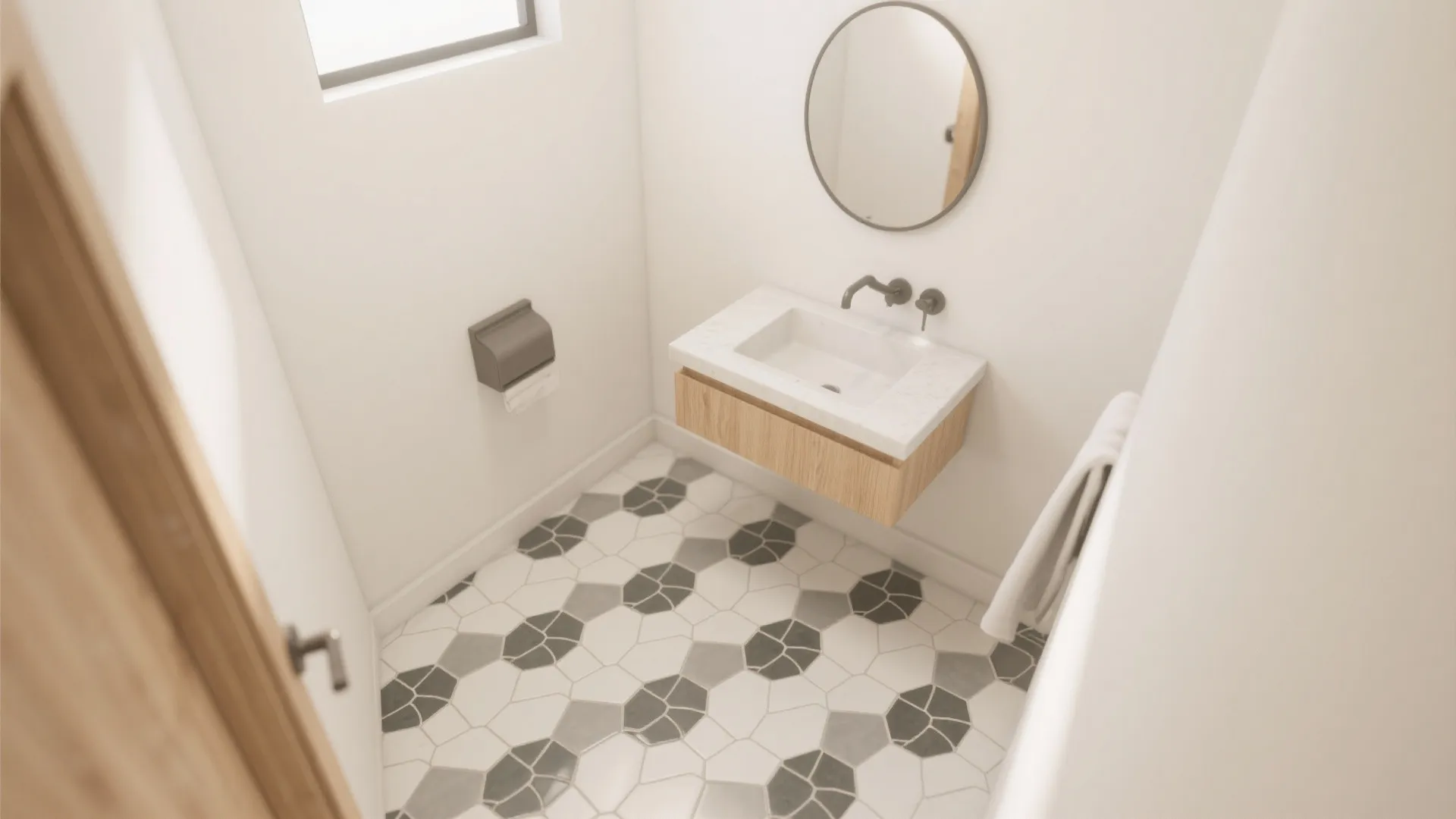 Pattern Play: Micro-Mosaics and Geometric Floors