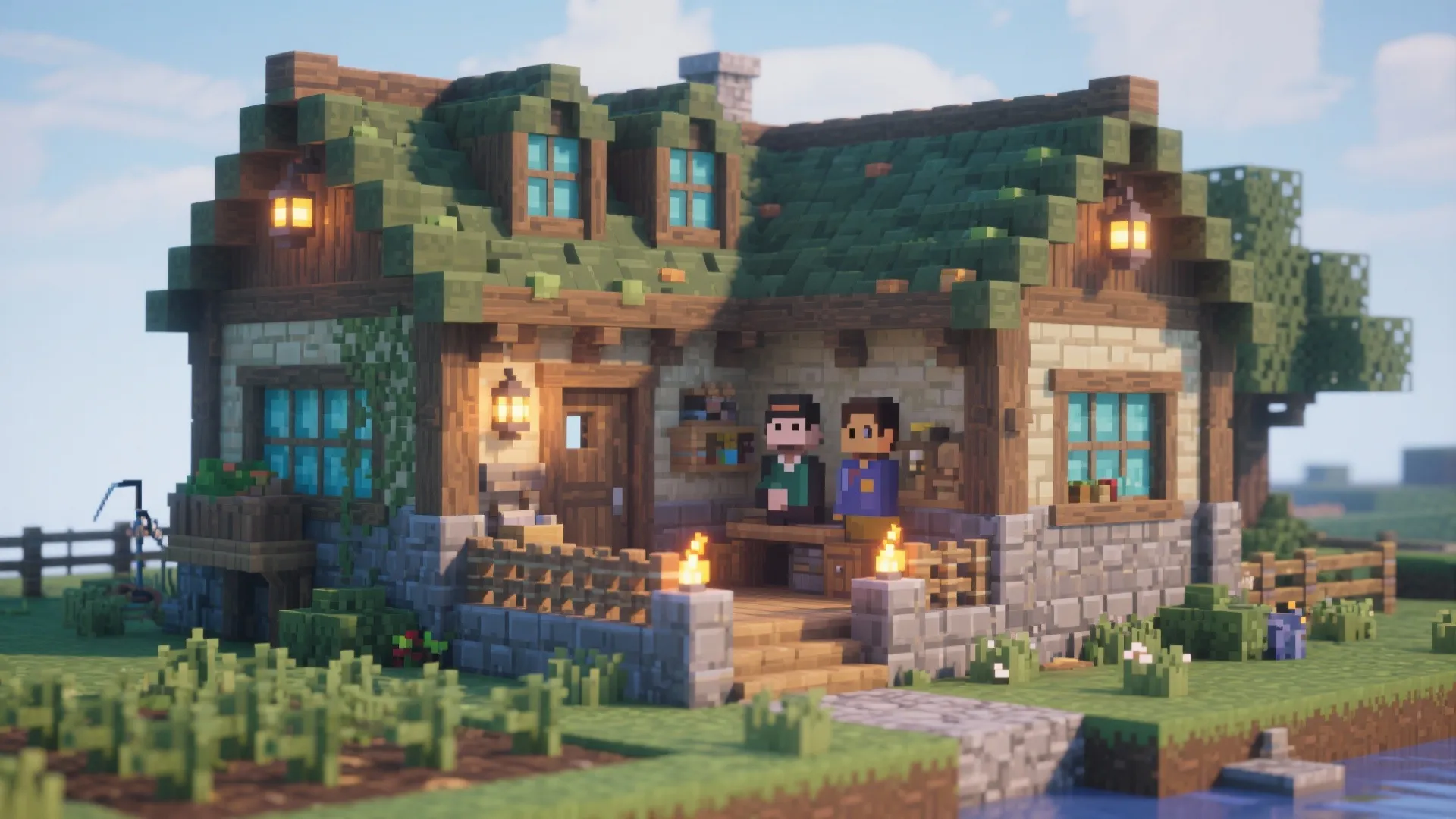 Small Minecraft Houses for Two: Cozy Living Ideas: 1 Minute to Build the Perfect Duo House in Minecraft