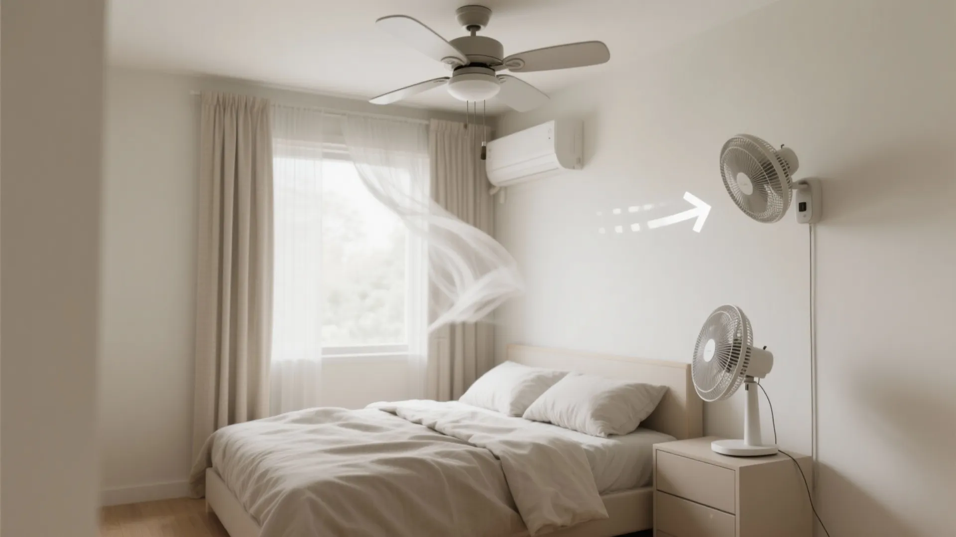 Ceiling Fan + Diffused Air Path: The “Micro‑Jetstream”
