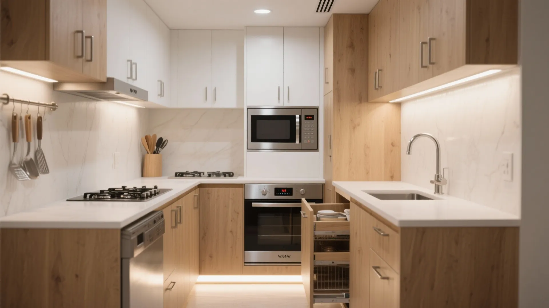 5) Tight Kitchen, Big Performance