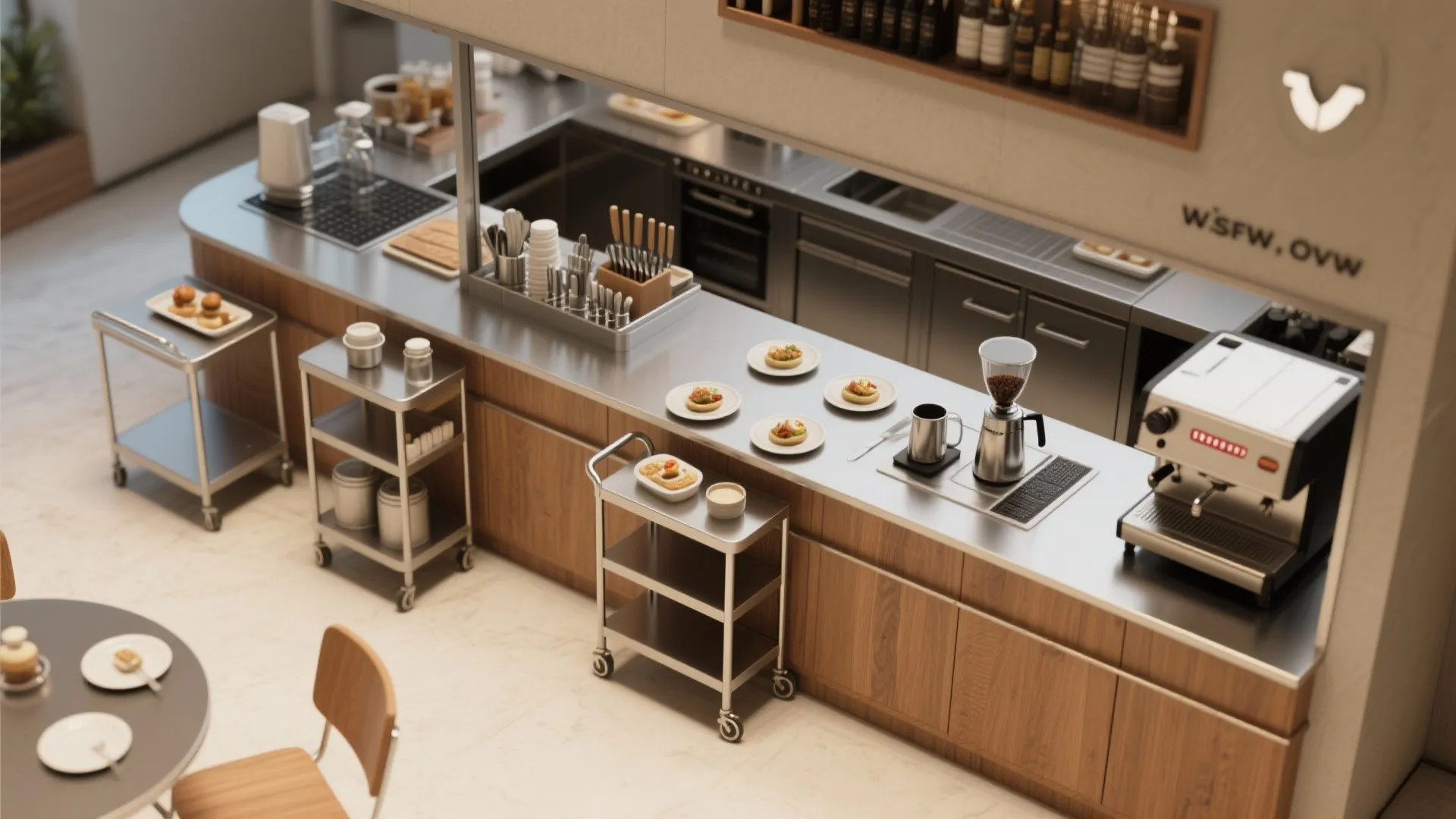 5. Micro-kitchens and smart service points