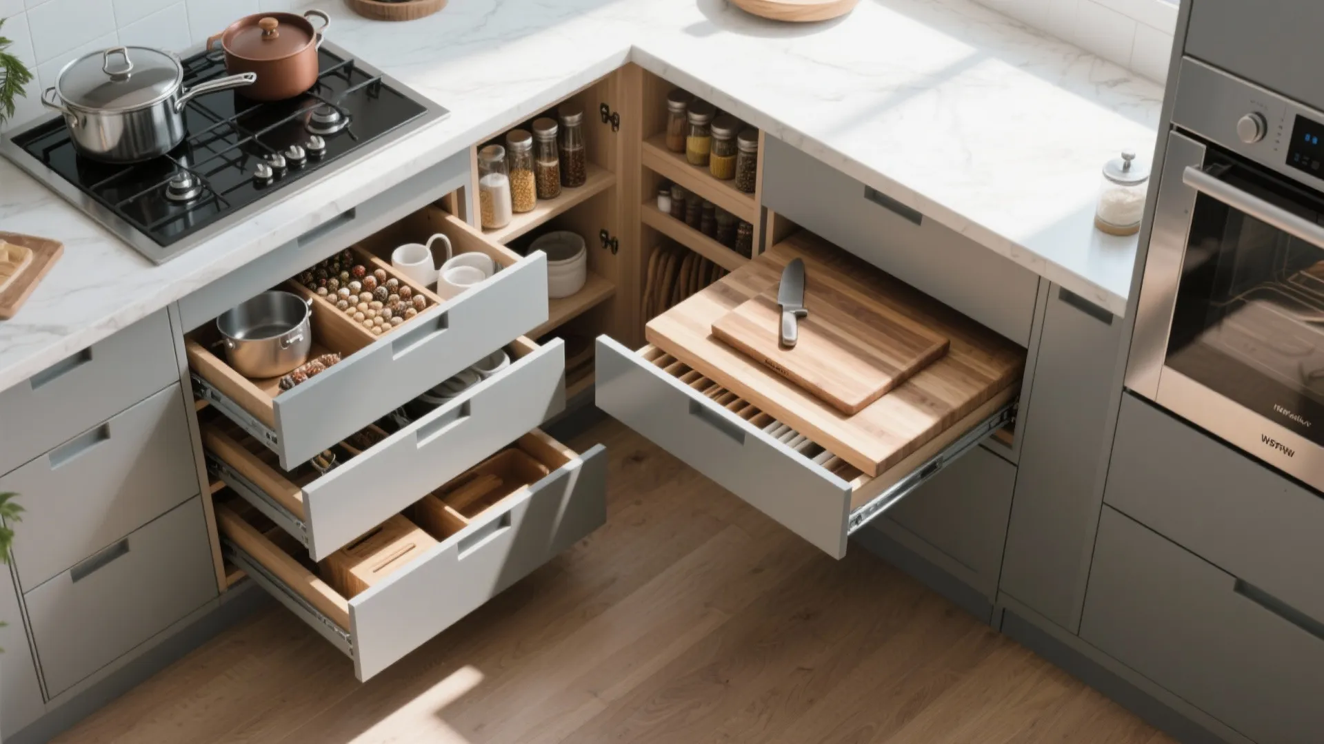 5. Think micro-kitchen strategies, big on efficiency